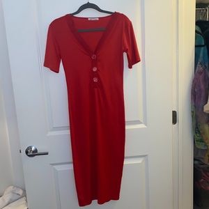 Ribbed Maxi Dress
